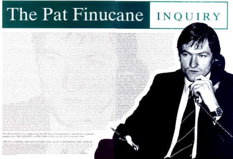 Pat Finucane Poster